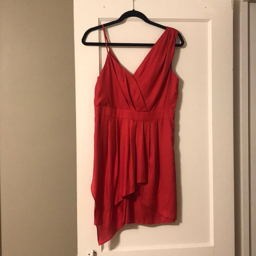 BCBG Cocktail Dress in Coral